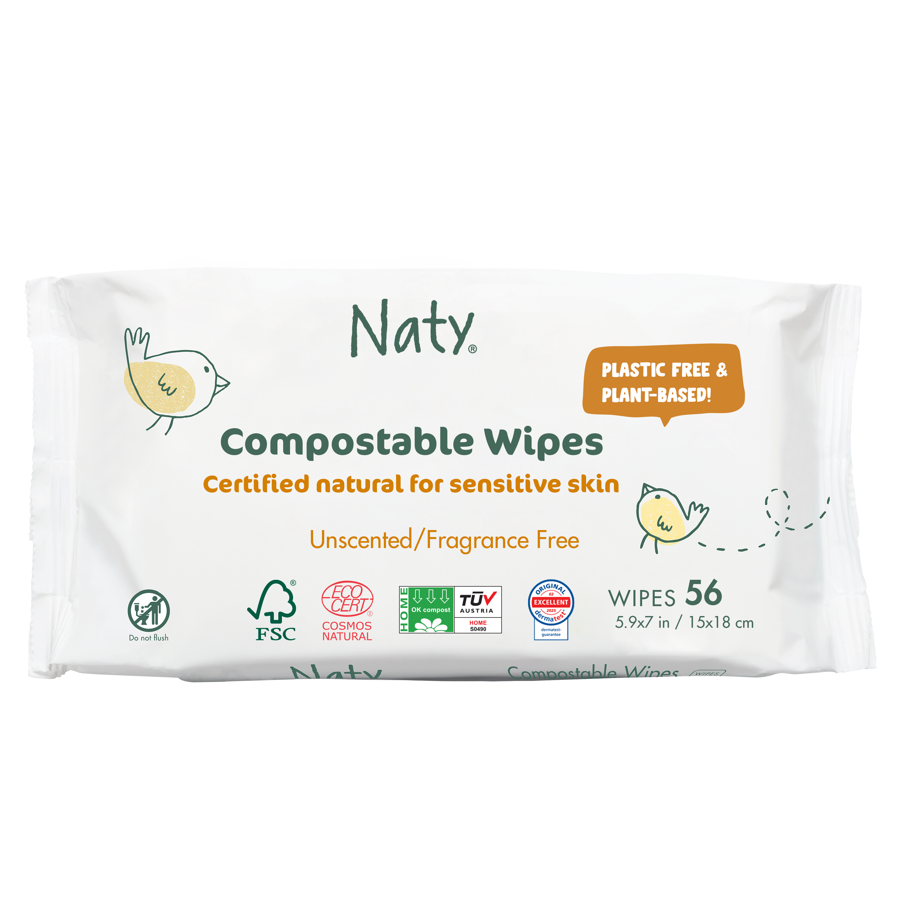 Compostable Wipes, , grid, Eco by Naty